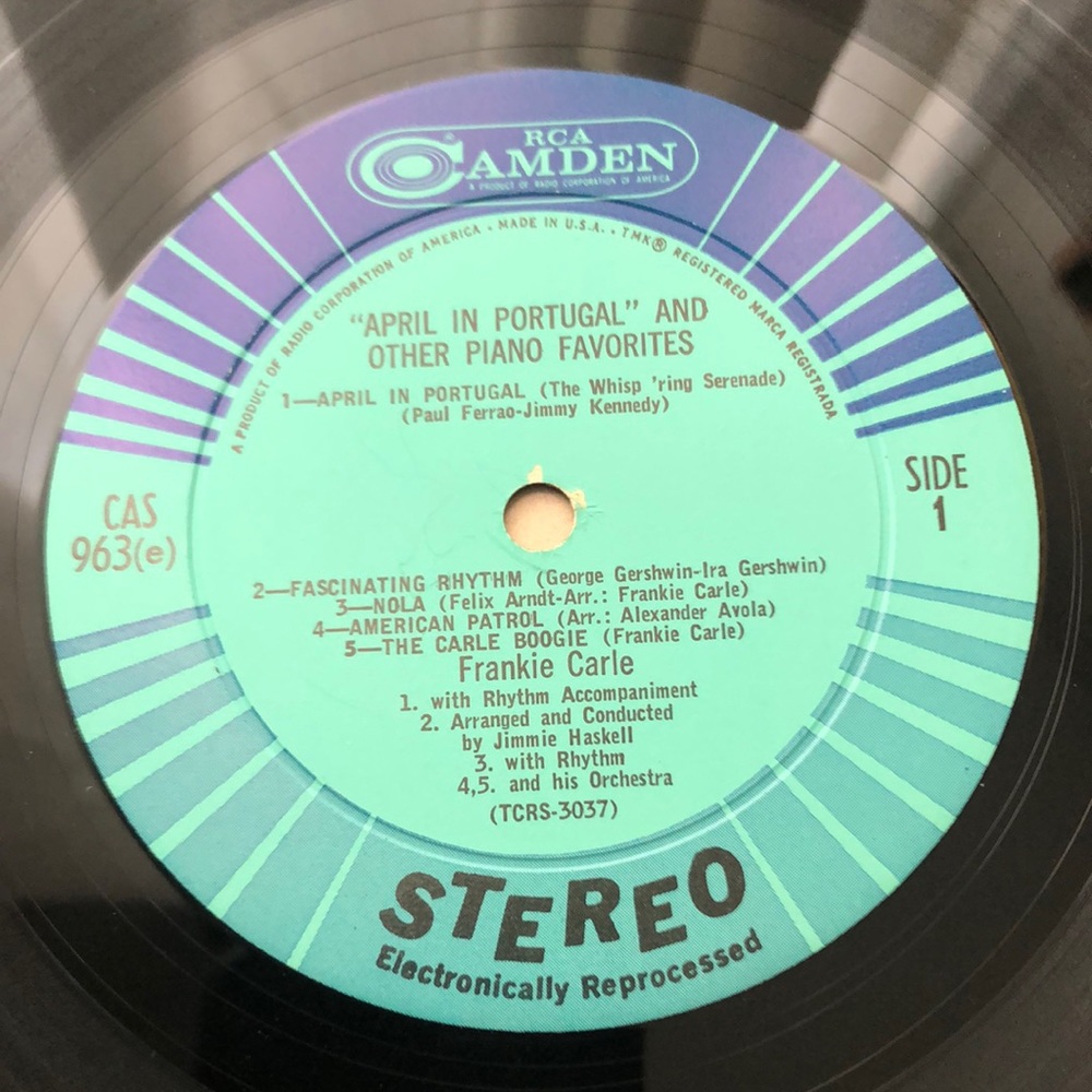 Frankie Carle April In Portugal Vinyl Lp '66